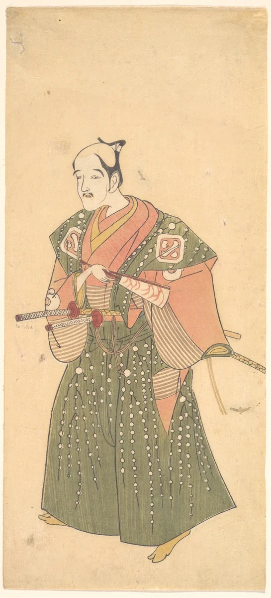 The Actor Arashi Otohachi I (facsimile?) by Ippitsusai Bunchō (一筆齊文調), print, 1758-1778