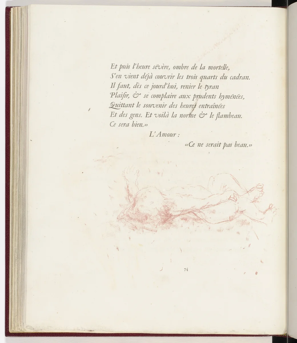 In-text plate (page 74) from Parallèlement (In Parallel) by Pierre Bonnard, illustrated book, 1900