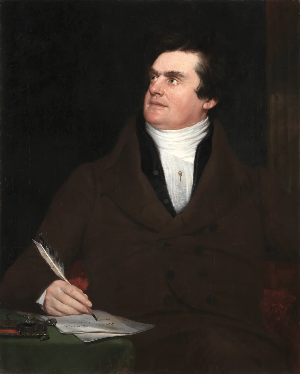Colonel William Leete Stone by William Page, painting, 1839