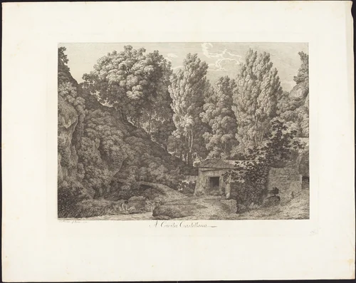 A Cività Castellana by Jacob Wilhelm Mechau, portfolio, 1745-1808