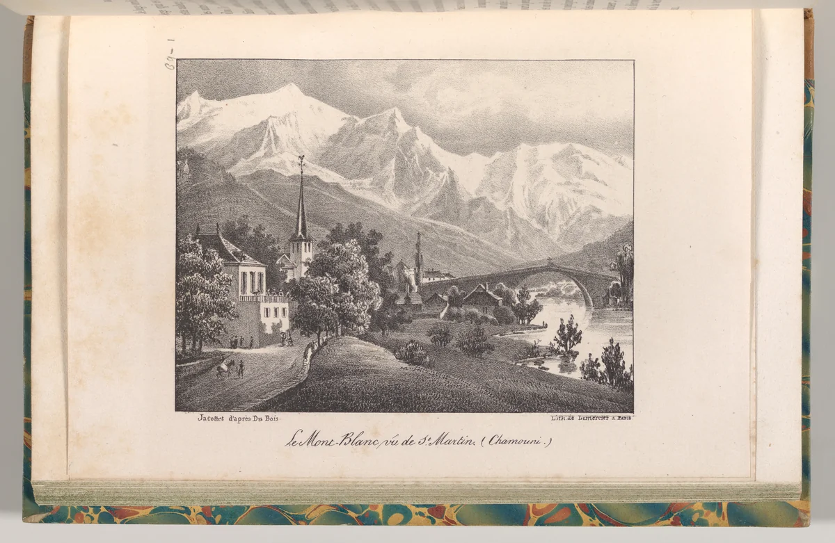 Voyages dans les Alpes. Partie pittoresque... by Horace Bénédicte de Saussure, book, 1834