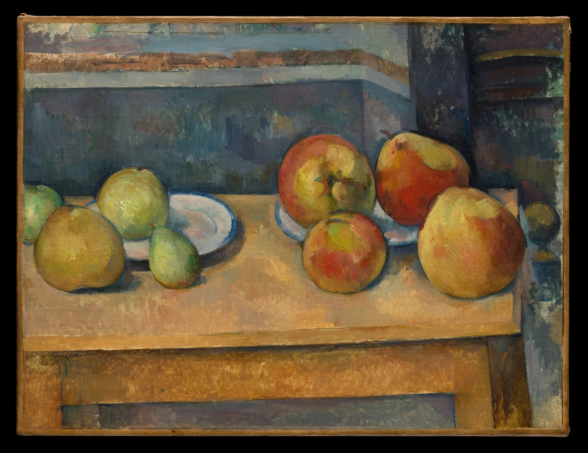 Still Life with Apples and Pears by Paul Cézanne, painting, 1891-1892