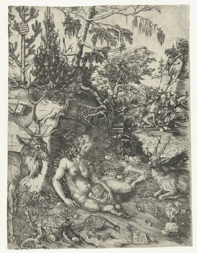 Johannes Chrysostomos doet boete by Unknown, print, 1509