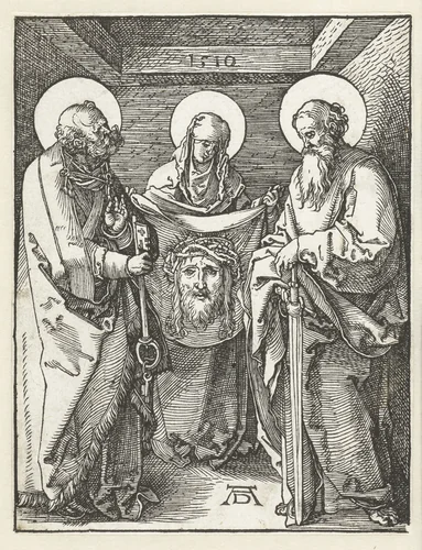 Veronica met de zweetdoek by Unknown, print, 1510