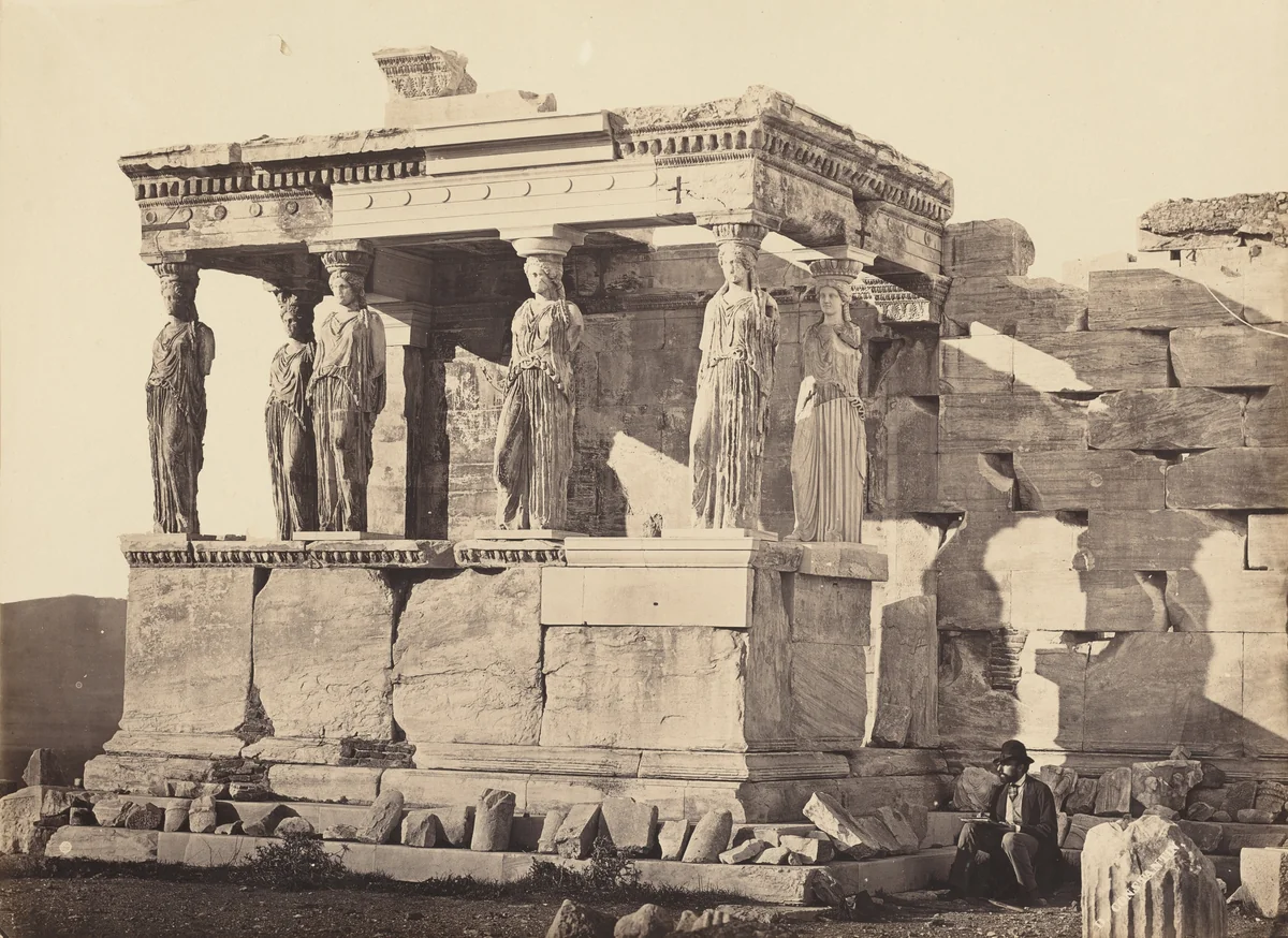 The Caryatides by Dimetrius Constantine, photograph, 1800-1900