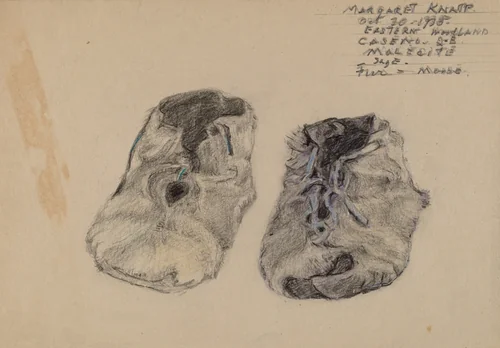 Booties by Margaret Knapp, index of american design, 1935