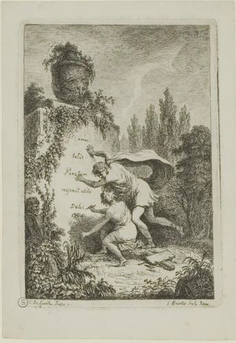 Plate from, Nella Venuta by Franz Edmund Weirotter, print, 1764