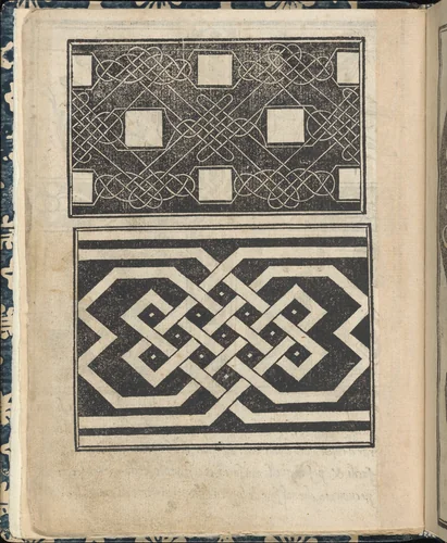 Essempio di recammi, page 3 (verso) by Giovanni Antonio Tagliente, book, 1530