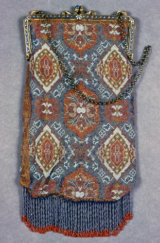 Bag by Europe or United States, textile, 1875-1900