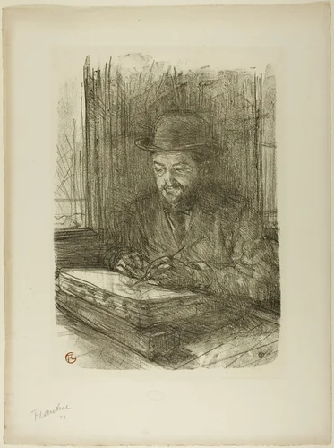 The Master Engraver, Adolphe Albert by Henri de Toulouse-Lautrec, print, 1898