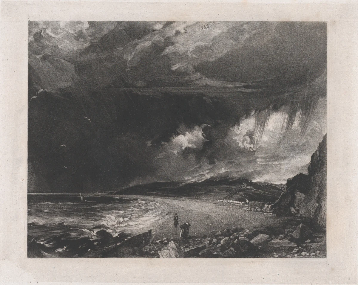 Weymouth Bay by David Lucas, print, 1830