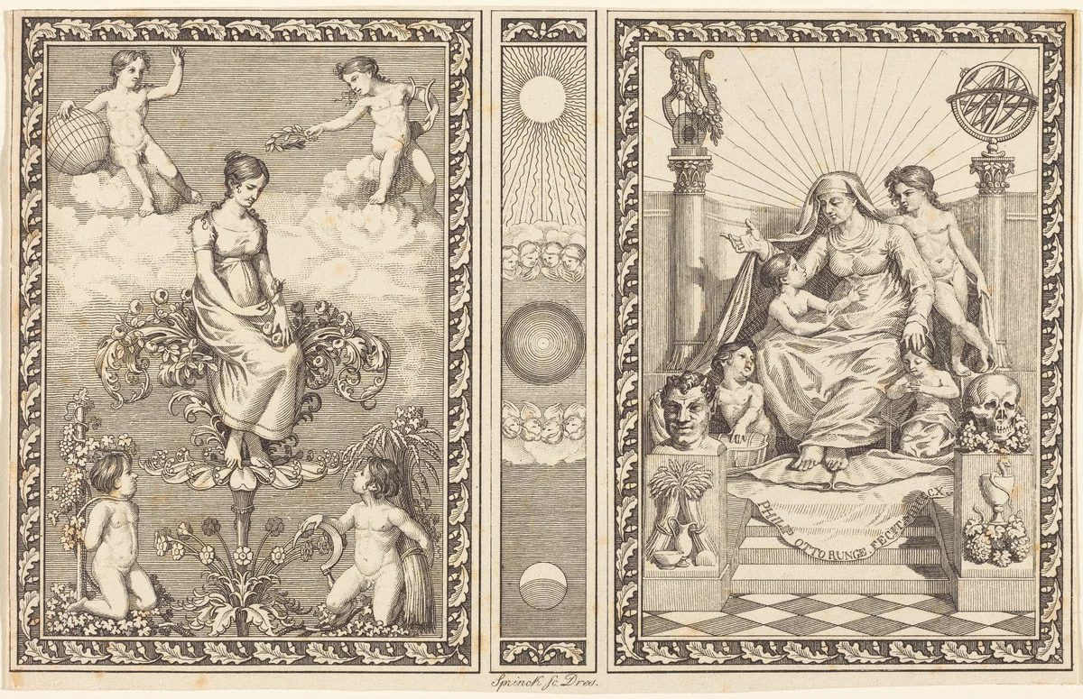 Allegory of Spring (Allegorie des Frühlings) by Christian Friedrich Sprinck
Philipp Otto Runge, print, 1810-1831