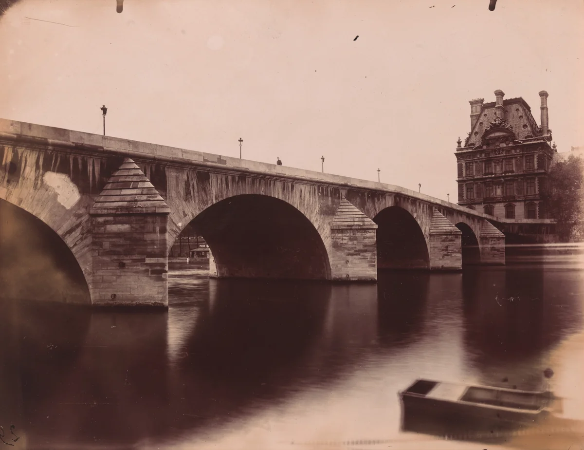 Pont Royal by Eugène Atget, photograph, 1911