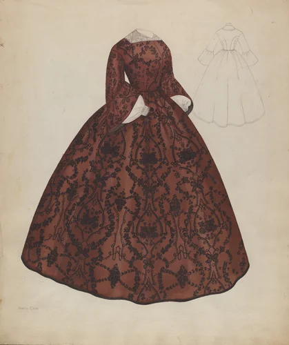 Dress by Nancy Crimi, index of american design, 1938