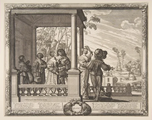 Summer by Abraham Bosse, print, 1632-1642