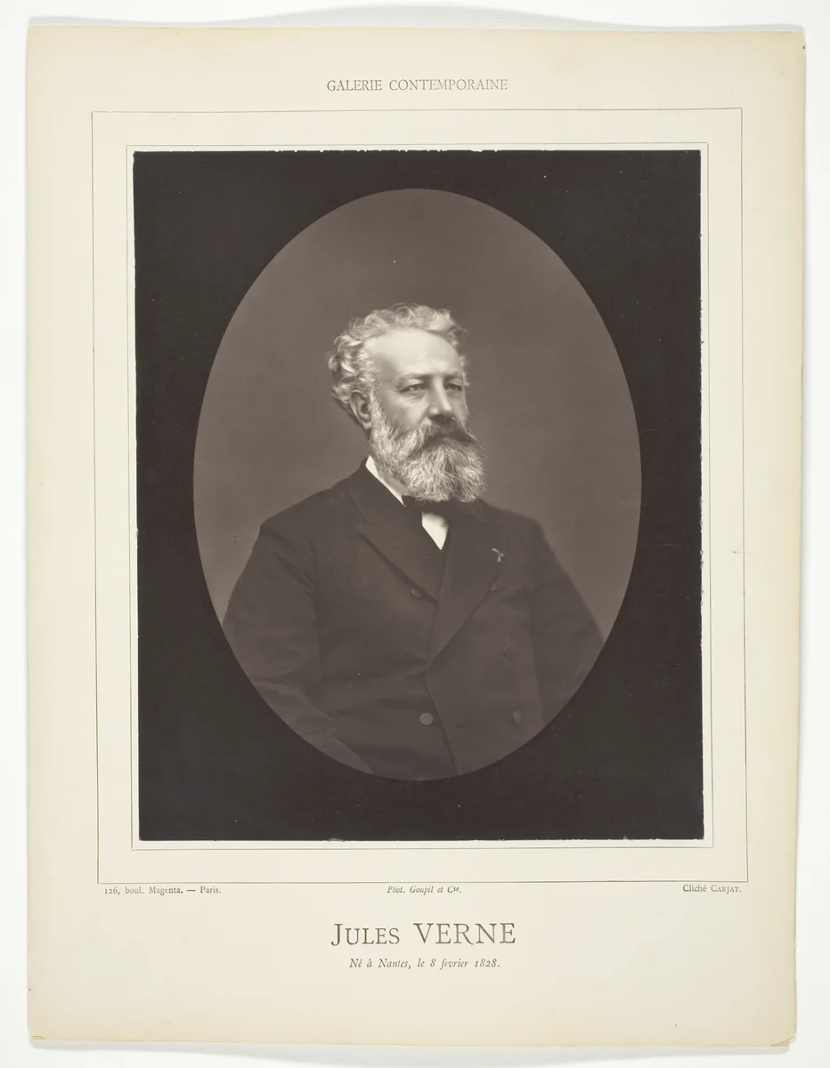 Jules Verne by Etienne Carjat, photograph, 1871-1878
