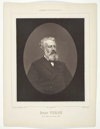 Jules Verne by Etienne Carjat, photograph, 1871-1878