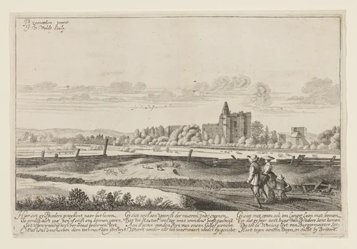 Ruins of the Castle of Brederode, from "Beschryvinge ende Lof der Stad Haerlem in Holland..." by Jan van de Velde, print, 1623-1633