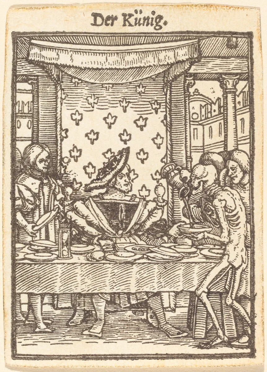 Der Künig (The King) by Hans Lützelburger, print, 1521-1531