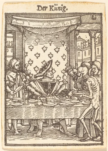 Der Künig (The King) by Hans Lützelburger, print, 1521-1531