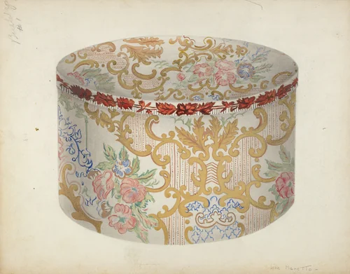 Bandbox by Lina Manetto, index of american design, 1935-1942