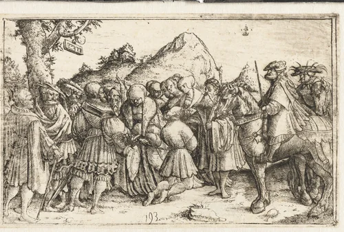 Bevrijding van een veroordeelde by Monogrammist CB, print, 1531