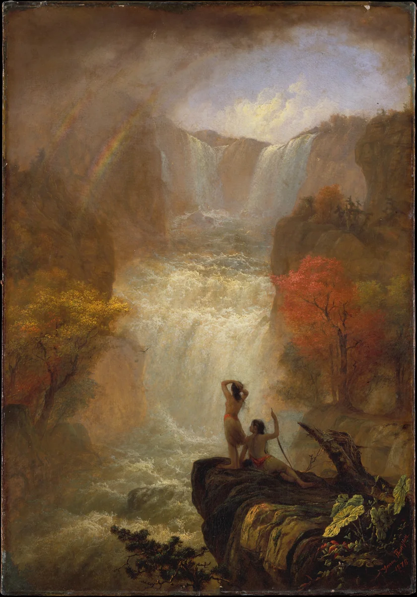 Song of the Waters by Jerome B. Thompson, artwork, 1870
