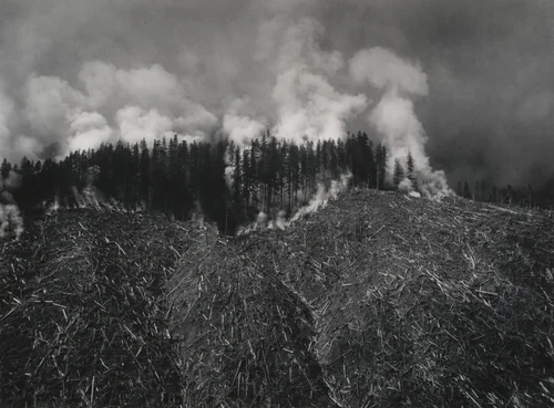 Crescent Camp Number One, Timber Views Co., Seattle by Darius Kinsey, photograph, 1936