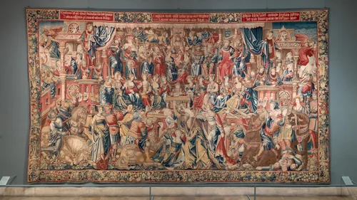 Honor from the series "The Honors" by Bernard van Orley, textile, 1510-1532