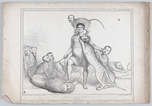 Van Amburgh. Outdone! by John Doyle, print, 1838