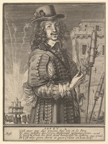 Fire, from "The Four Elements" by Abraham Bosse, print, 1625-1635