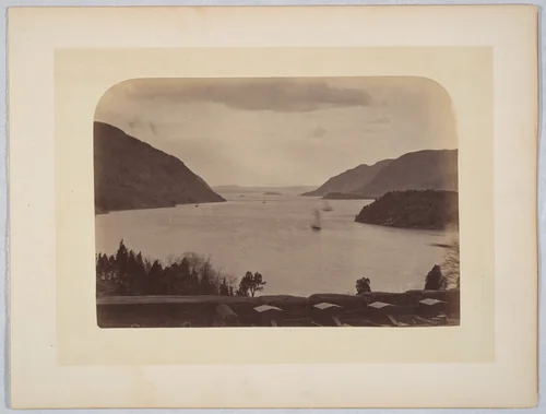 [Hudson River Seen from United State Military Academy at West Point, New York] by George Kendall Warren, photograph, 1867