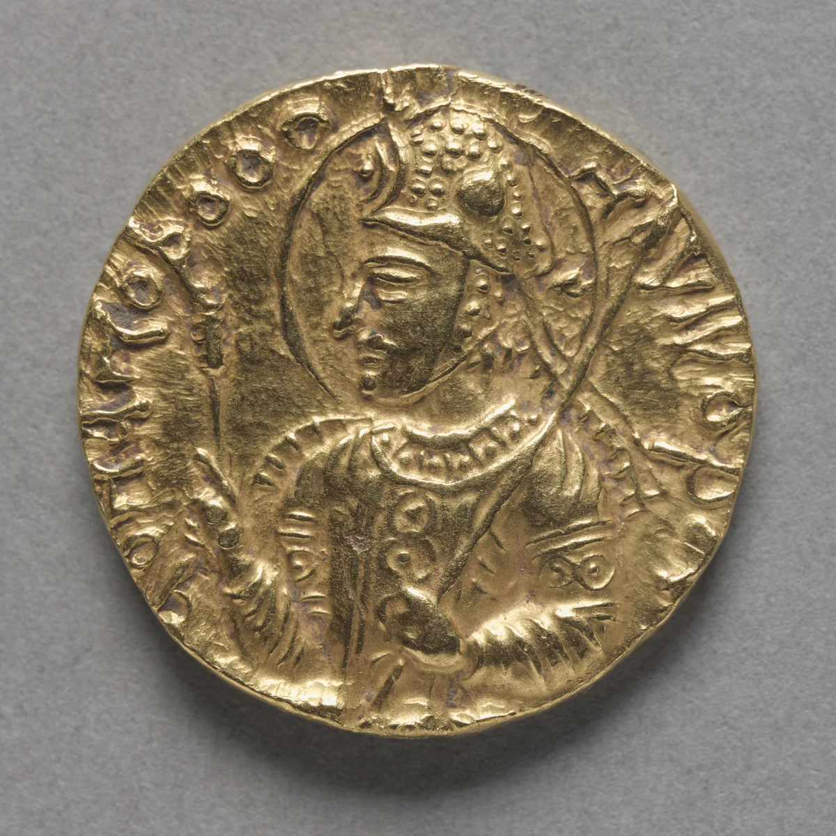 Coin: Havishka (obverse) by Unknown, metalwork, 106-149