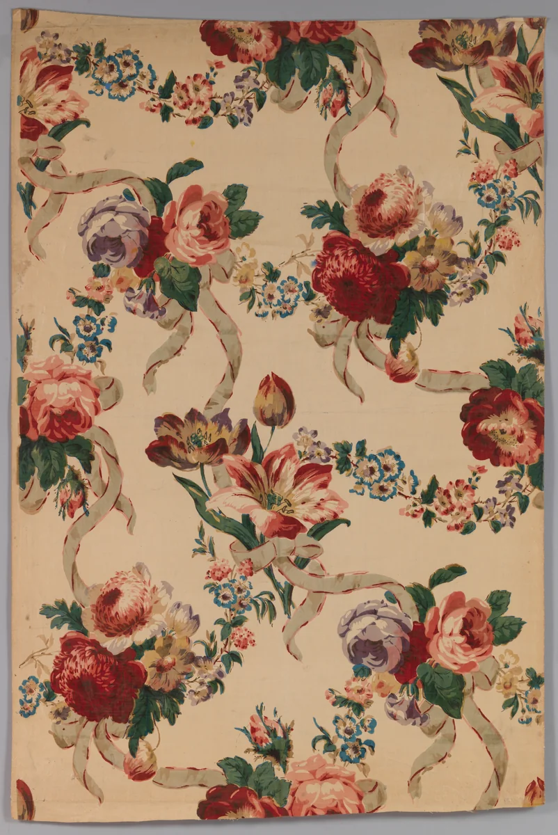Piece by Stinton Bros., textile, 1851-1872