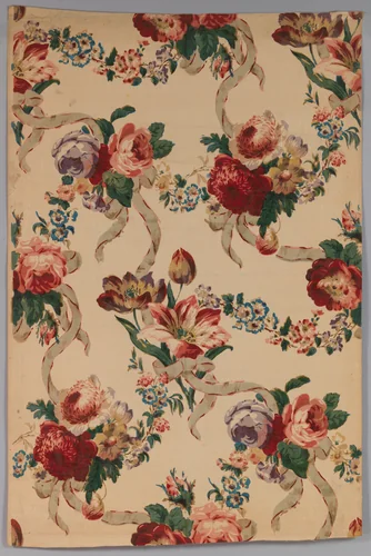 Piece by Stinton Bros., textile, 1851-1872
