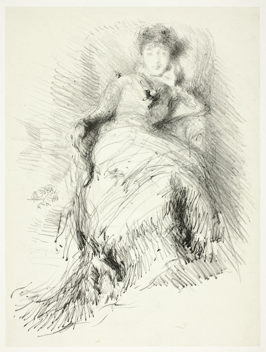 Study by James McNeill Whistler, print, 1878