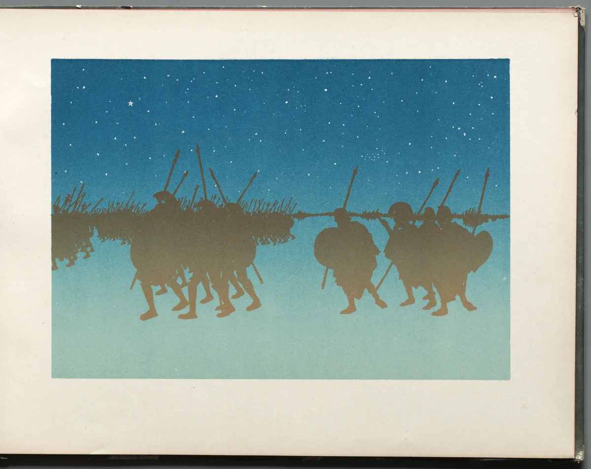 The Progress of the Stars: Les Soldats by Henri Rivière, book, 1890