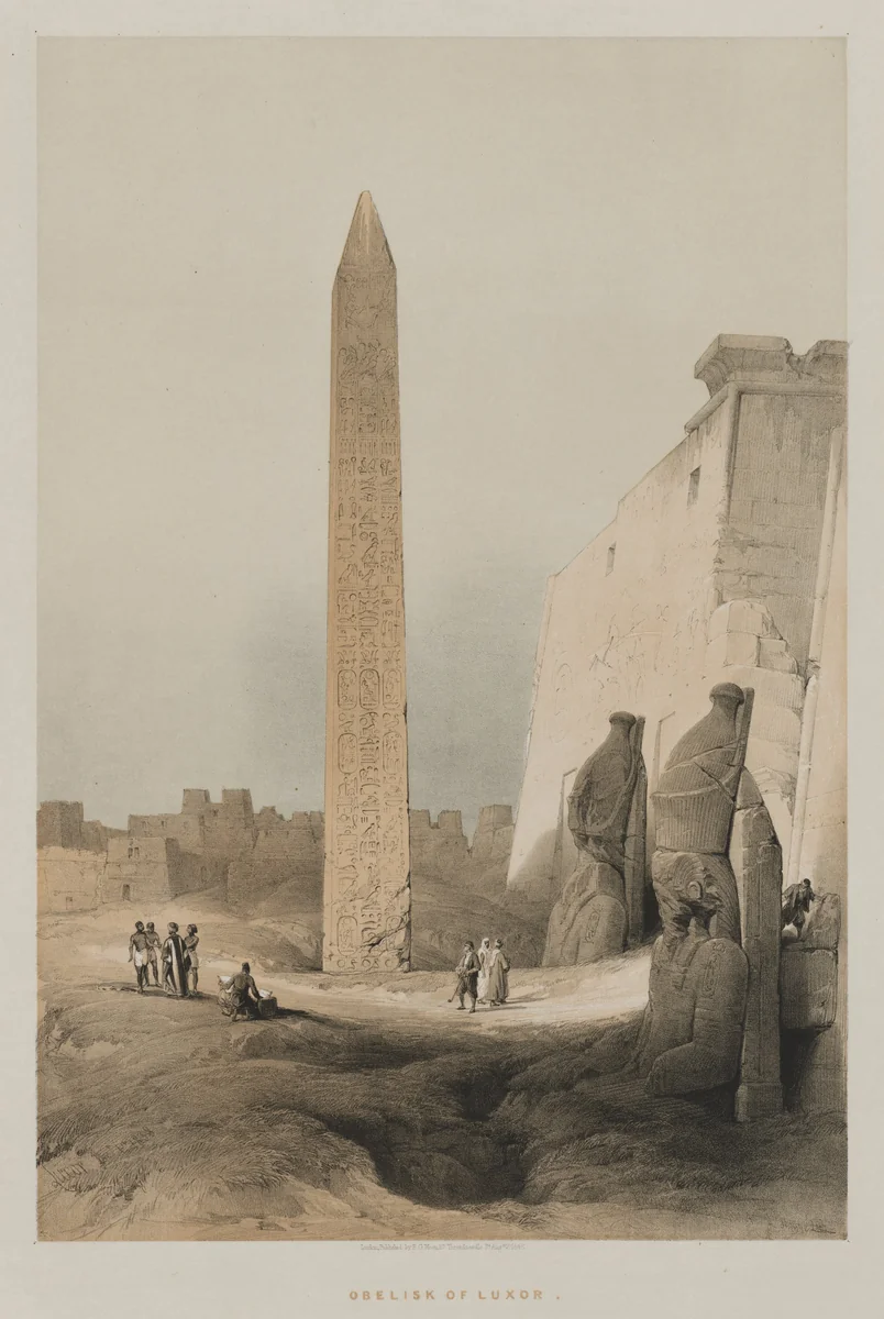 Egypt and Nubia, Volume I: Luxor by Louis Haghe, print, 1846