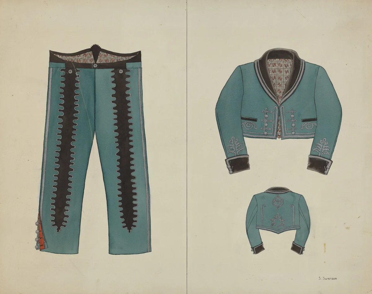 Jacket by Syrena Swanson, index of american design, 1940