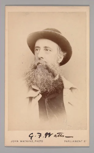 [George Frederick Watts] by John and Charles Watkins, photograph, 1860-1869