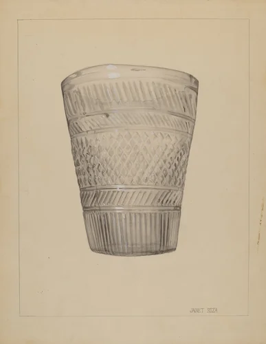 Flip Glass by Janet Riza, index of american design, 1936