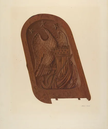 Ship's Carving by Albert Rudin, index of american design, 1939