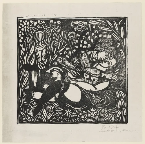 Love Making by Raoul Dufy, print, 1912