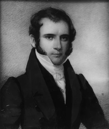 Portrait of a Gentleman by Daniel Dickinson, artwork, 1820-1822