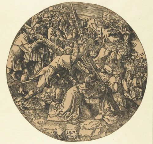 Kruisdraging by Unknown, print, 1517-1533