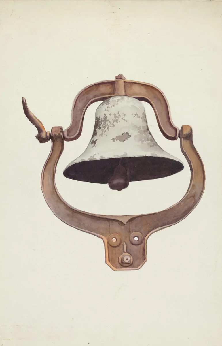 Dinner Bell by American 20th Century, index of american design, 1935-1942