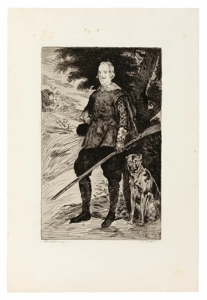 Phillip IV King of Spain by Édouard Manet, print, 1862