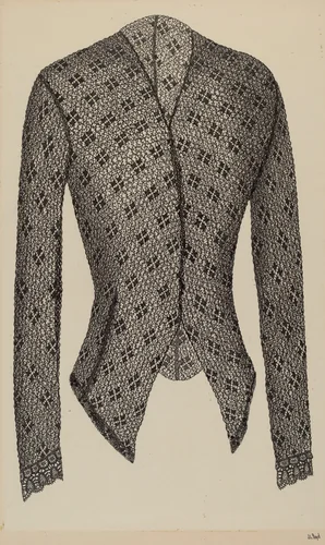 Black Lace Jacket by Joseph L. Boyd, index of american design, 1938