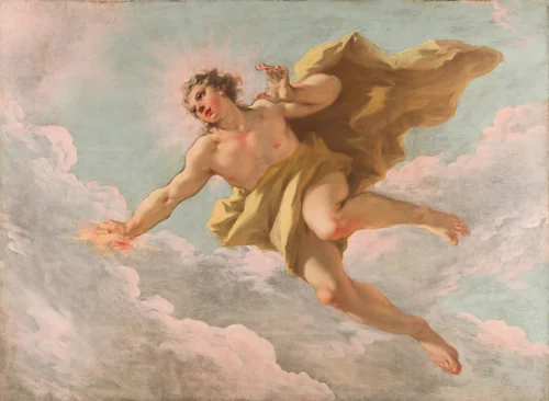 Apollo by Giovanni Antonio Pellegrini, painting, 1718