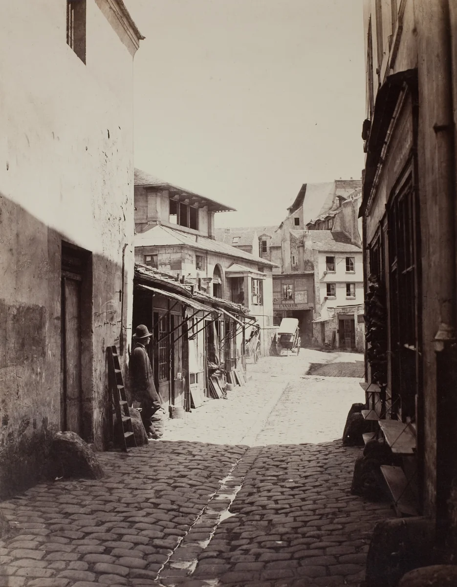 Market of the Patriarchs (Marché des Patriarches) by Charles Marville, photograph, 1857-1867